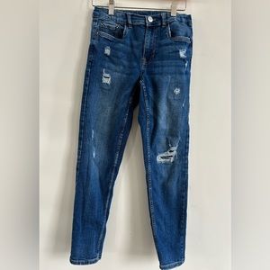 Zara distressed denim size 13-14